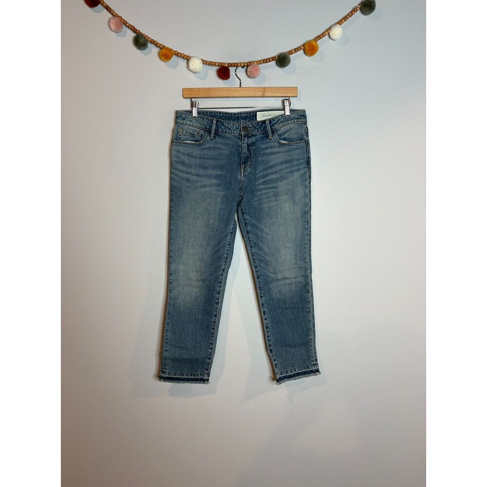 Treasure & Bond raw hem cropped jeans